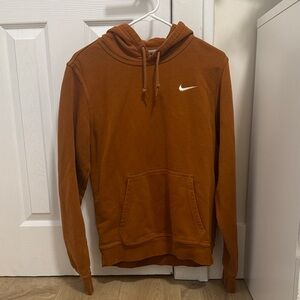 Nike Men's Rust Brown Hoodie
